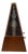 Mid-Century Modern German Mechanical Metronome in Wood from Wittner, 1970 For Sale