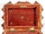 American Antique European Tramp Art Keepsake Box With Red Velvet and Brass Details For Sale - Image 3 of 7