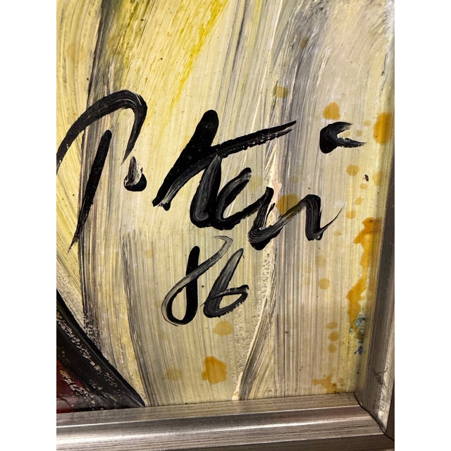 A fantastic original Peter Robert Keil portrait from 1986, featuring the artist’s unmistakable combination of vivid color,...