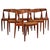 Brown Vintage Model 16 Dining Chairs in Teak by Johannes Andersen for Uldum Møbelfabrik, 1960s, Set of 6 For Sale - Image 8 of 8