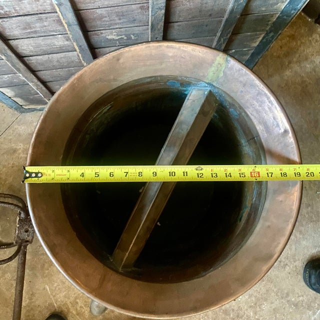 French Copper Wine Vat Dispenser 19th Century For Sale - Image 11 of 11