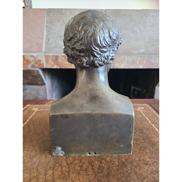 Jean-Pierre Dantan Antique 19th Century Bronze Bust of Jean-Edouard Laborie For Sale - Image 10 of 16
