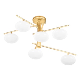 21st Century Nube Flush Mount by Fabio LTD For Sale