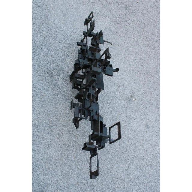 Large Brutalist Metal Sculpture by Marcello Fantoni, Italy, 1960s For Sale - Image 16 of 18