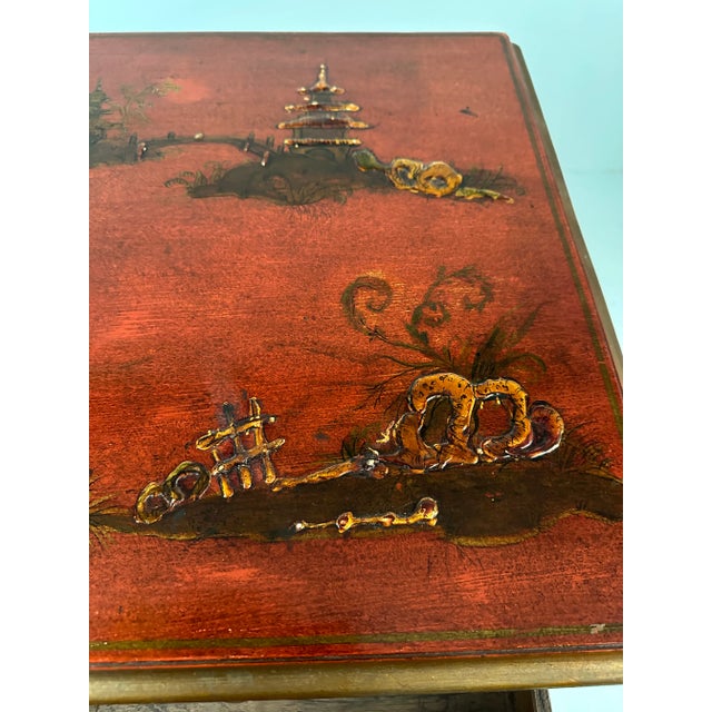 18th Century English Dresser With 19th Century Chinoiserie Decoration For Sale - Image 10 of 12