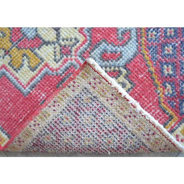 1970s Hand Knotted Small Turkish Rug - 1'7" X 3'4" For Sale - Image 4 of 5