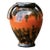 Vintage Lava Glaze Ceramic Small Vase For Sale