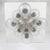 Ceiling Chandelier in Metal and Glass, Italy, 1970s For Sale - Image 6 of 10