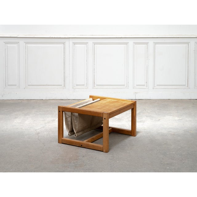 Habitat Pine Coffee Table with Jute Magazine Rack, 1980s For Sale - Image 9 of 9