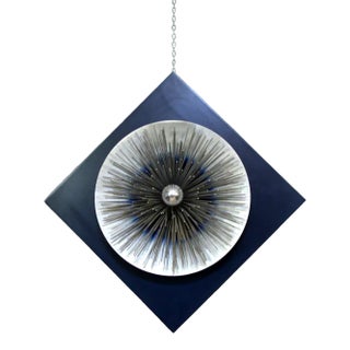 Aurora Wall Light Sculpture in Brass & Metal by Otello Ciullini, Italy, 1970s For Sale