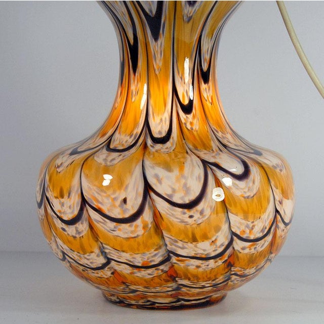 Large Murano Glass Table Lamp, Italy, 1970s For Sale - Image 6 of 8