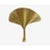 Italian Hammer Made Leaf Sconce in Gold Brass For Sale - Image 10 of 10
