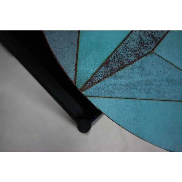 The collection by Alessandro Zambelli comprises a series of storage furniture where the metal inlays remind of those...