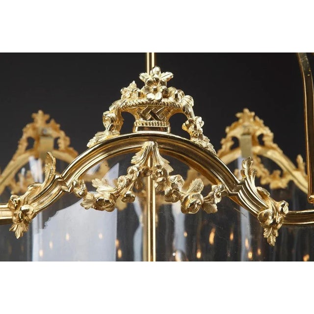 Large Entrance Hall Lantern, Château Léoube, Bormes For Sale - Image 10 of 18