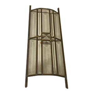 Antique Art Deco Leaded Glass Sconce Lantern Shade