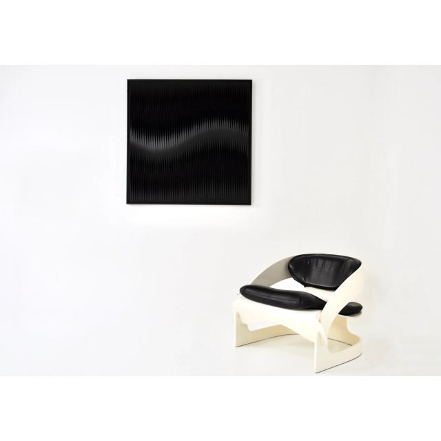 Early 21st Century Michael Scheers, All Black Board, 2000s, Canvas Artwork For Sale - Image 5 of 6