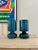 1980s Space Age Blue Glass Bedside Lamps, 1980, Set of 2 For Sale - Image 5 of 5