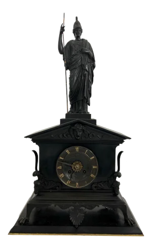 French Bronze Empire Clock