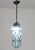 Set of 2 Rare Blu Acuqamarine Vintage Venetian Lantern, Murano Glass, 1970s For Sale - Image 4 of 12