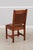 Set of 4 Stickley Mission Cherry Leather Dining Chairs For Sale - Image 14 of 18