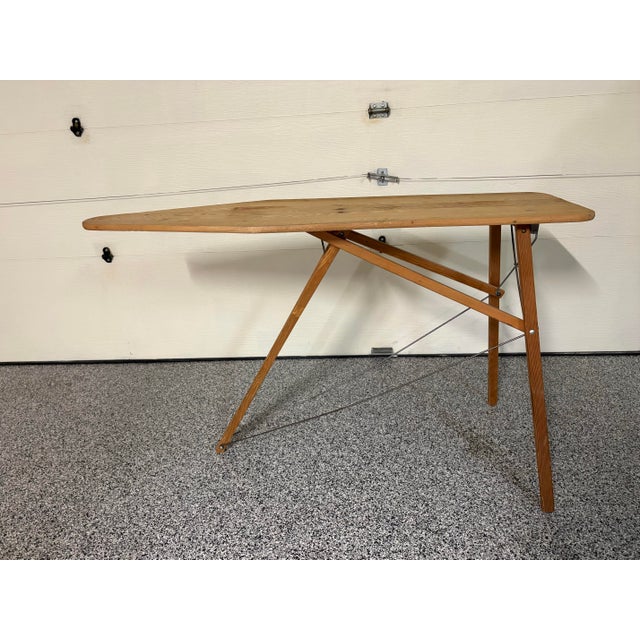 Early 20th Century Early 20th Century Vintage Farmhouse Style Folding Wood Ironing Board For Sale - Image 5 of 5