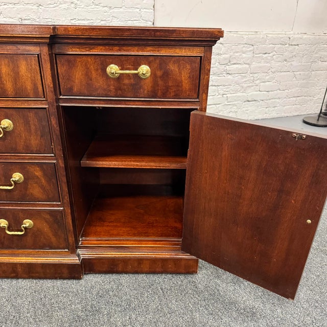 Brown Thomasville Mahogany Collection Chippendale Style Long Dresser For Sale - Image 8 of 15