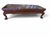 Vintage Hand-Carved Teakwood Coffee Table With Custom Glass Top For Sale - Image 4 of 8