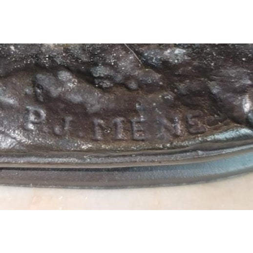 1950s Mid-20th Century French Animalier Bronze Arabian Mare After Pierre-Jules Mêne (1810–1879) For Sale - Image 5 of 5