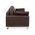 Vida Leather Brown Two-Seater Sofa and Armchair in Chrome by Rolf Benz, Set of 2 For Sale - Image 15 of 18