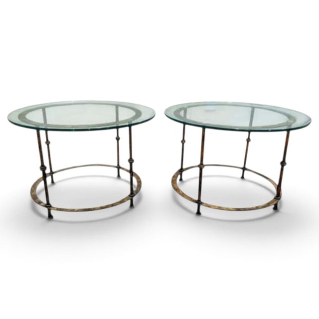 Etruscan Elegance: A Pair of Imported (Spain)Diego Giacometti Style Side Tables For Sale - Image 11 of 11