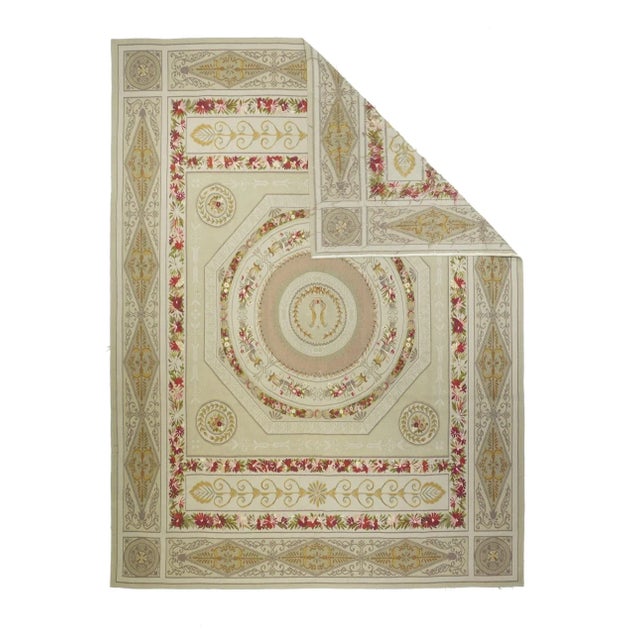 Aubusson Rug 7'8'' x 10'2''.