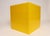 Plastic Vintage Yellow Acrylic Storage Cube With Three White Drawers After Joe Colombo For Sale - Image 7 of 18