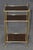 Maison Jansen Style Eglomise Glass & Brass 3 Tier End Table C. 1950's For Sale In Philadelphia - Image 6 of 12