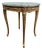 1860s French Louis XVI Gold Beech Marble Side Table For Sale