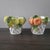 Mid-Century Modern 1970s Majolica Lemon Orange Centerpiece Candle Holders / Planters - A Pair For Sale - Image 3 of 14