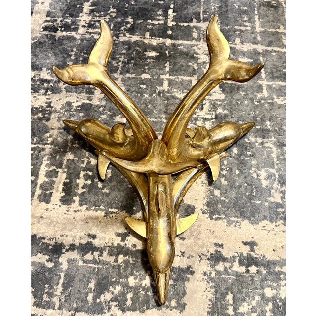 Three Dolphins Coffee Table, 1950s For Sale - Image 3 of 12