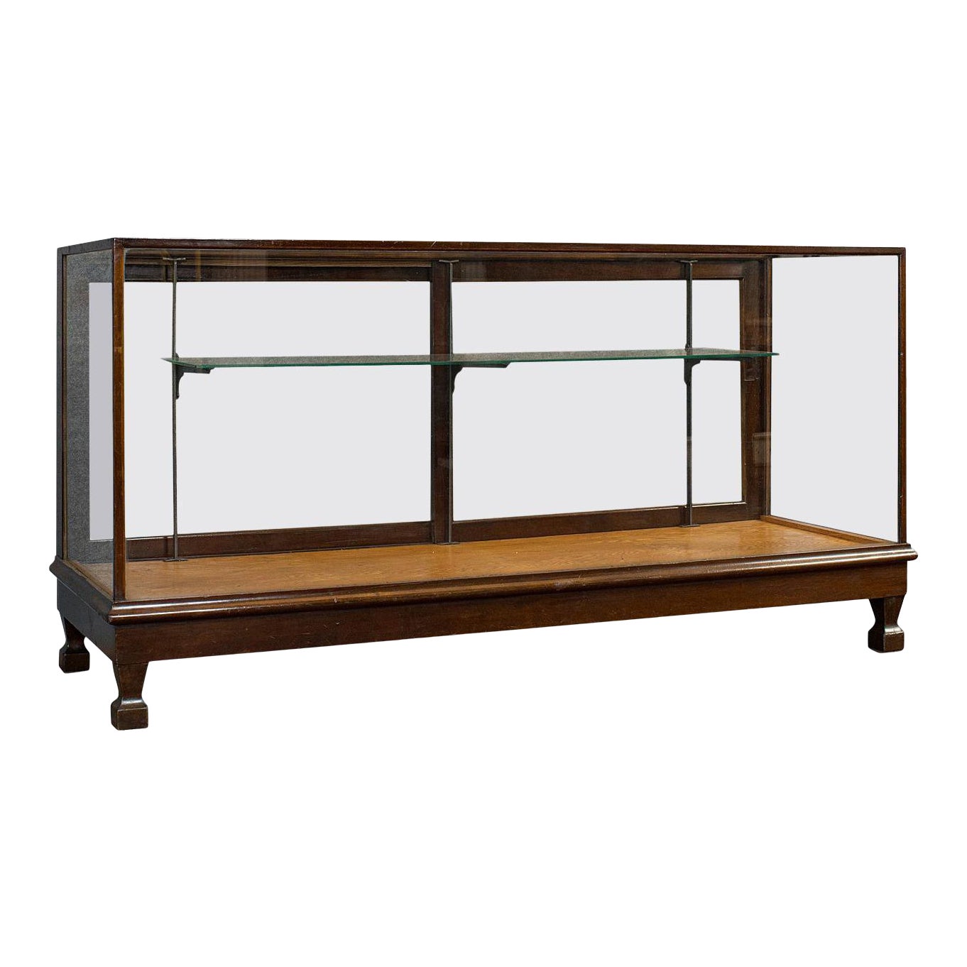 Edwardian Oak Large Antique Shop Display Chairish