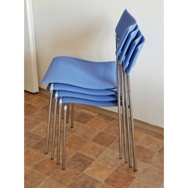 Blue Campus Chairs from Lammhults, 1997, Set of 2 For Sale - Image 8 of 13