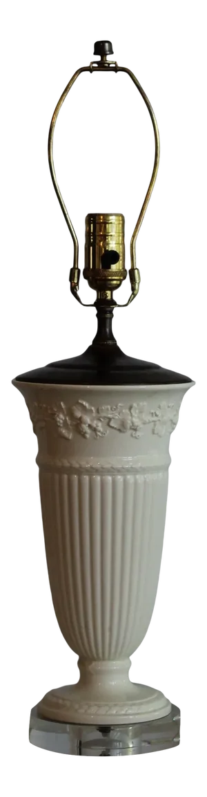 1930s Wedgwood Embossed Table Lamp