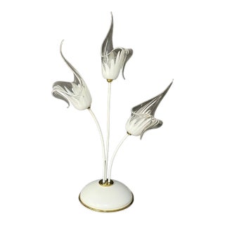 Murano Lily Table Lamp For Sale