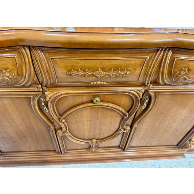 Italian Rococo Revival 3 Piece Dining Ensemble Masetti, c.1970s For Sale - Image 13 of 16