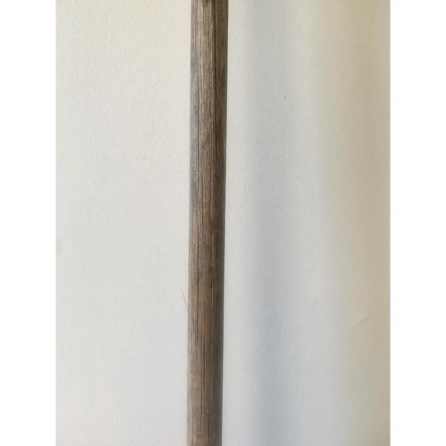 Brown Early 20th Century Antique Hand-Made Rustic French Country Hay Rake For Sale - Image 8 of 9