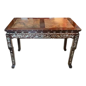 Chinese Altar Table Mother-Of-Pearl Decoration