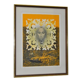 Jean-PIerre Alaux Original Lithograph C.1970 For Sale