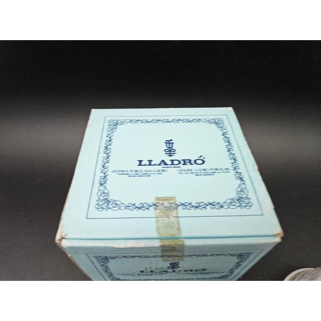 Lladro VTG 1988 Lladro Annual Christmas Porcelain Ornament Bell in Original Box 5.525 For Sale - Image 4 of 9