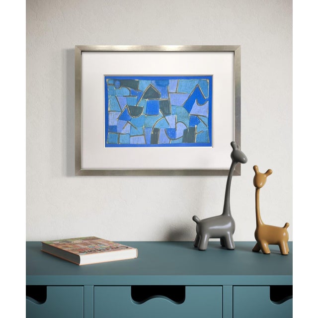 Paul Klee Blue Night Limited Edition Lithograph 1940s Coa Framed For Sale In Atlanta - Image 6 of 7