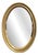 Victorian Oval Gilt Mirror, 1880s For Sale