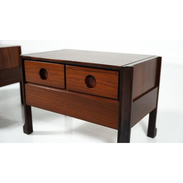 Wooden Nightstands, Italy, 1960s, Set of 2 For Sale - Image 11 of 13