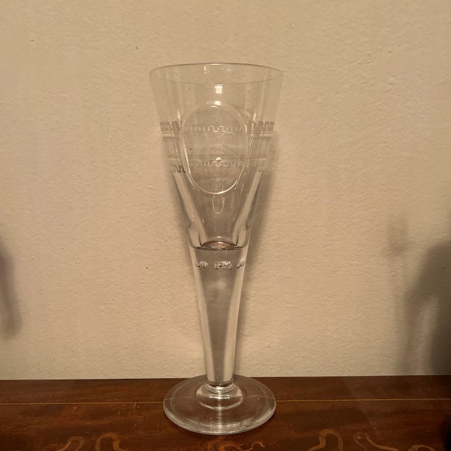 19th Century Georgian Anglo-Irish Etched Glass Vase For Sale - Image 12 of 12