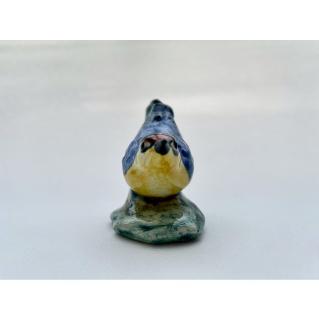 1940s Stangl Birds "Nuthatch" Glazed Pottery Figurine For Sale - Image 5 of 14